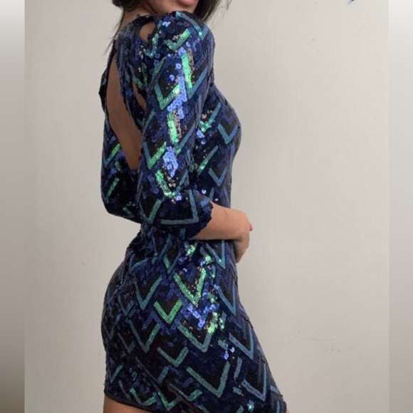 Charlotte Russ Sequin Dress - Picture 2 of 5